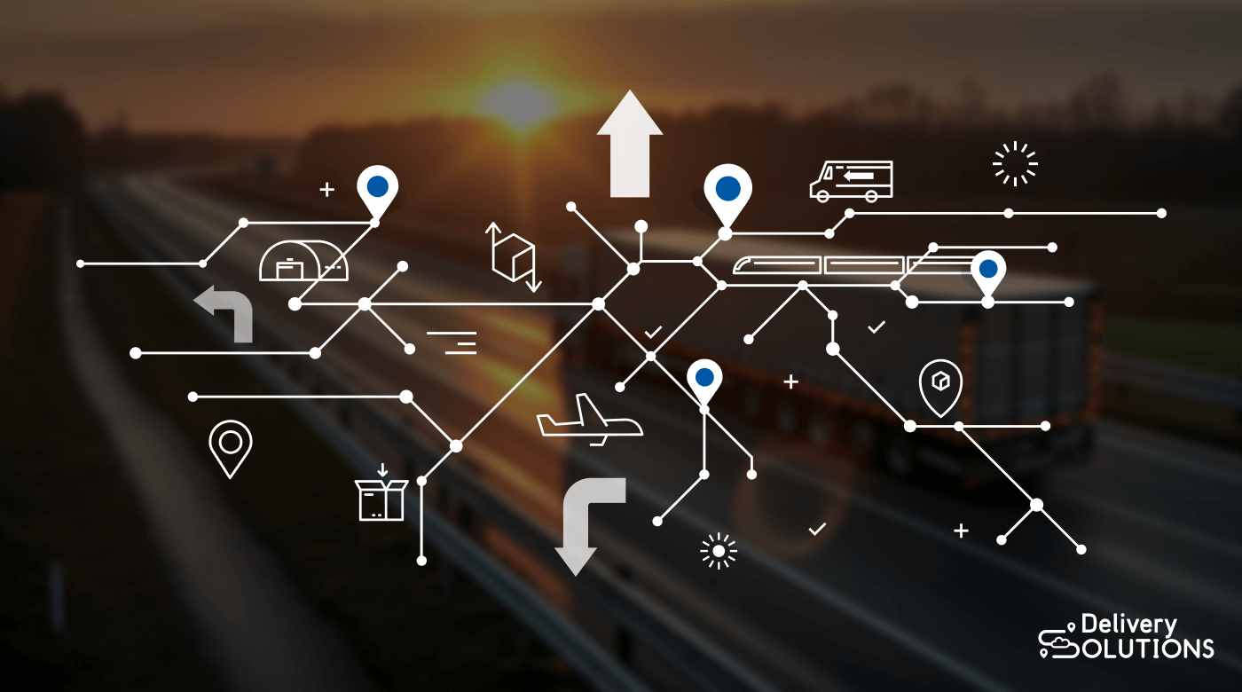 Logistics management concept