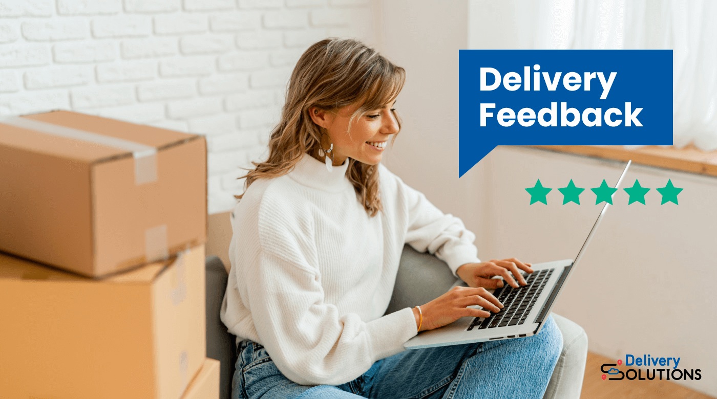 Customer feedback for contactless delivery