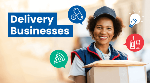 Delivery-based business person