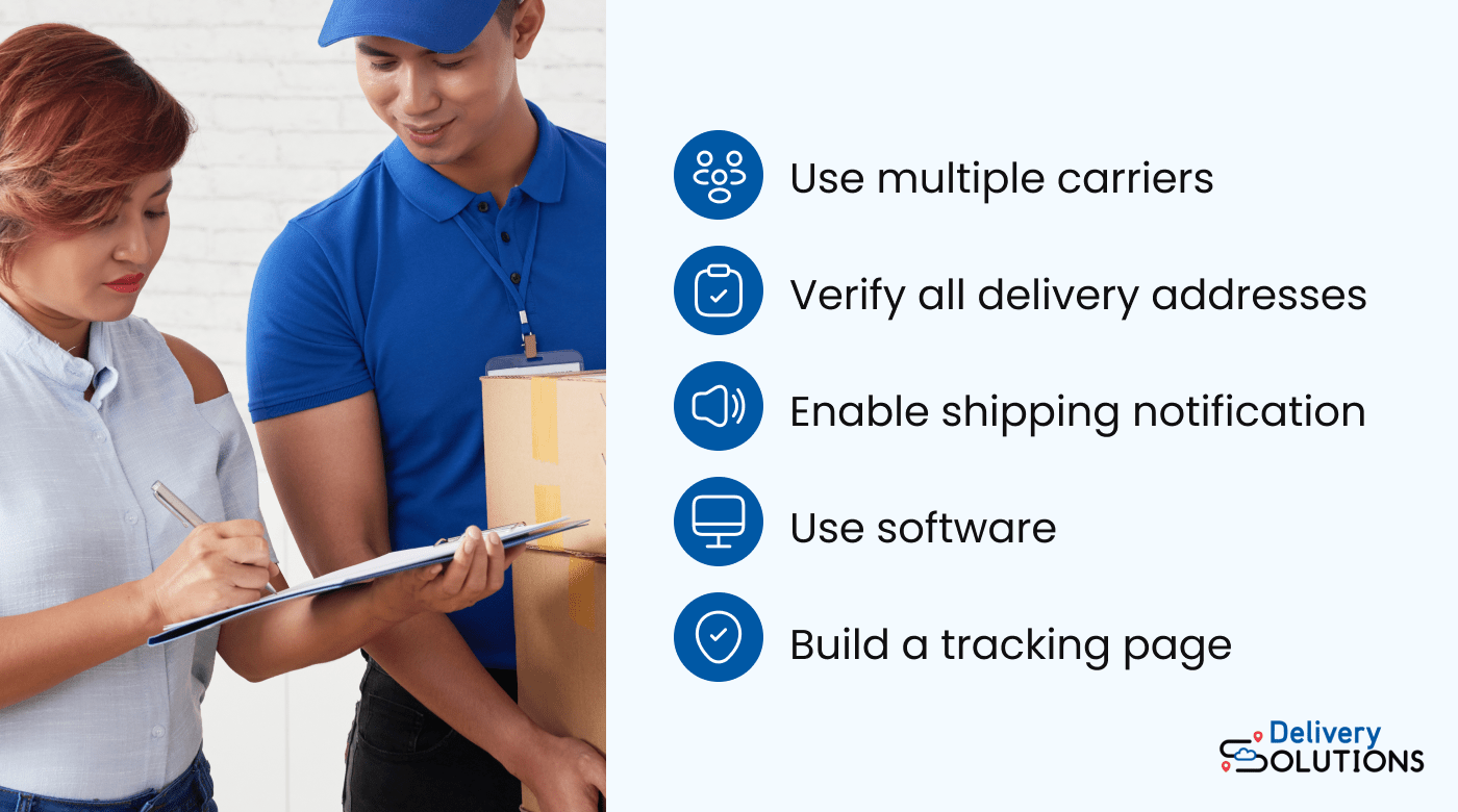 5 ways to minimize the impact of delivery exceptions