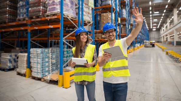 Retail operations in a warehouse