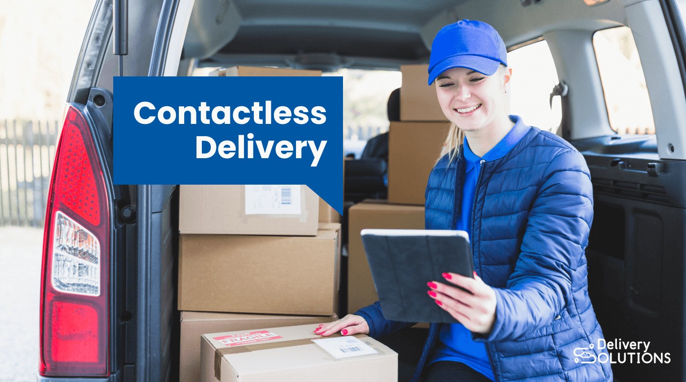 Training drivers for contactless delivery